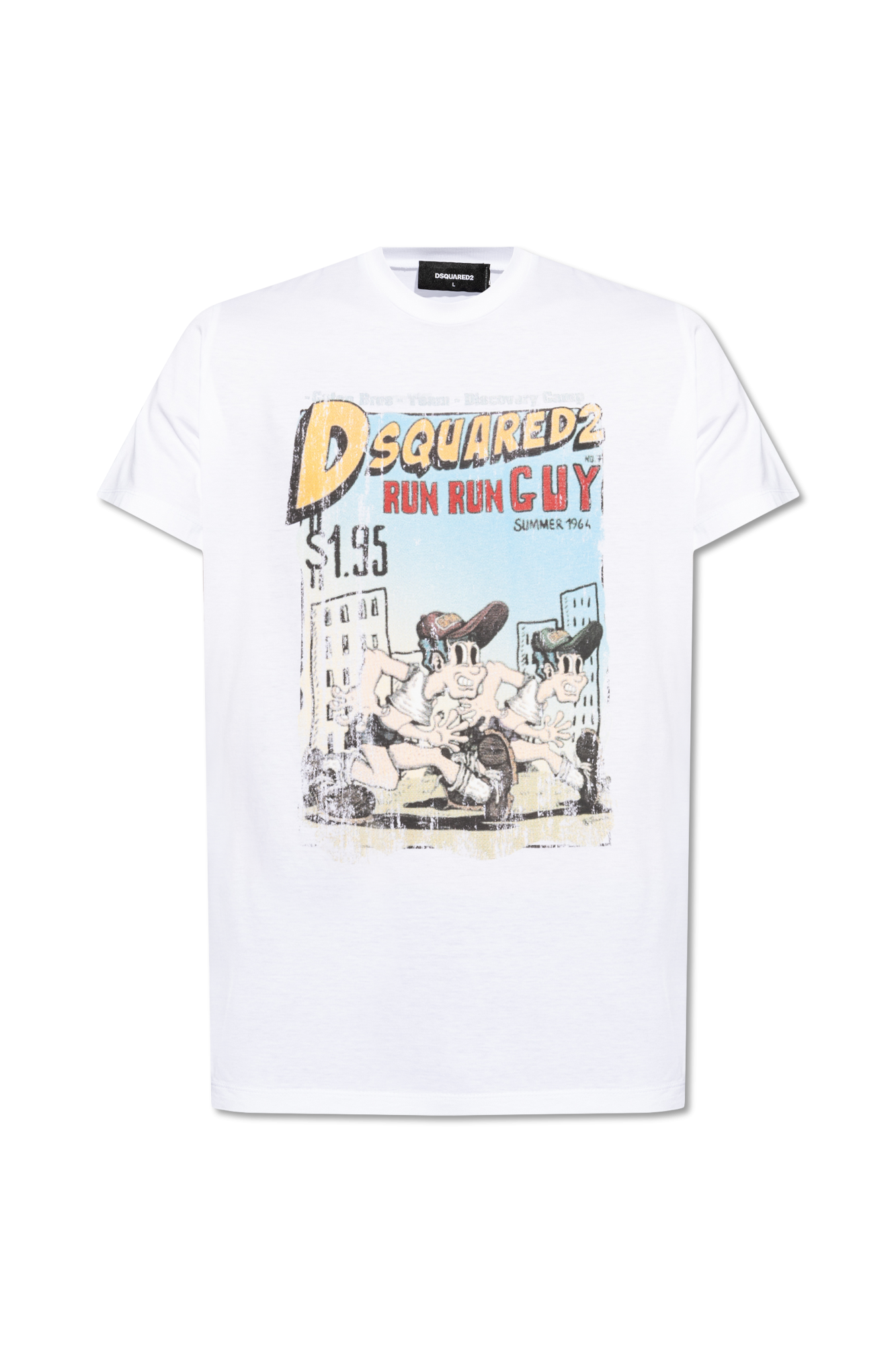 White T-shirt with logo Dsquared2 - Vitkac Canada